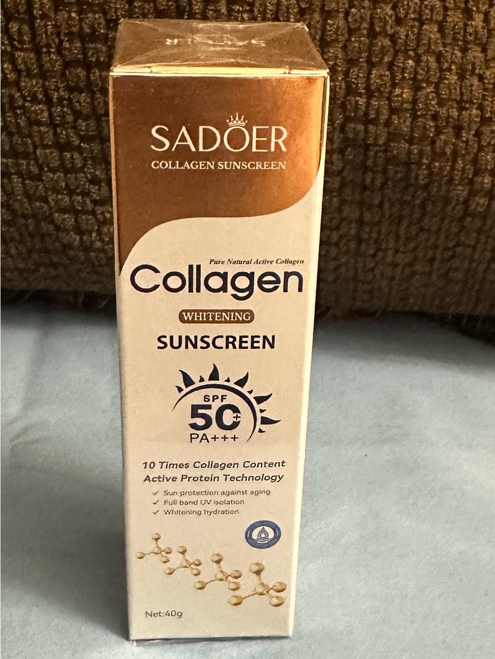 SADOER Collagen Whitening Sunscreen SPF 50 PA+++ (40g)